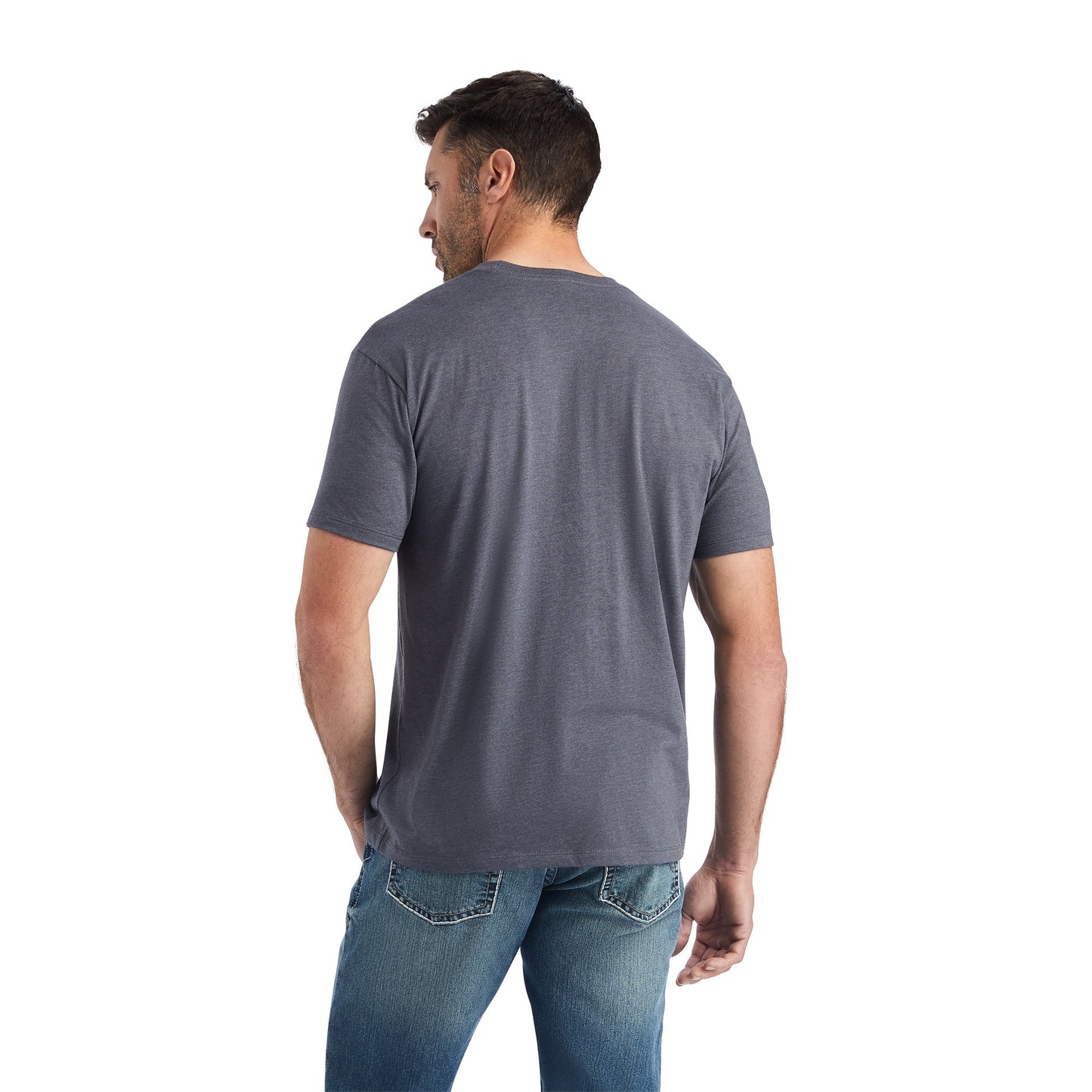 Ariat® Men's Masthead Titanium Heather T-Shirt 10042648