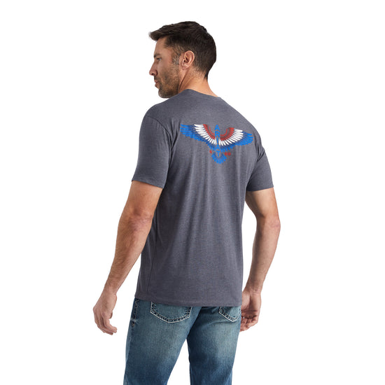 Ariat® Men's Wingspan Titanium Heather Short Sleeve T-Shirt 10042660