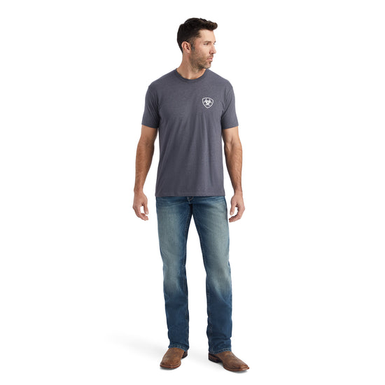 Ariat® Men's Wingspan Titanium Heather Short Sleeve T-Shirt 10042660