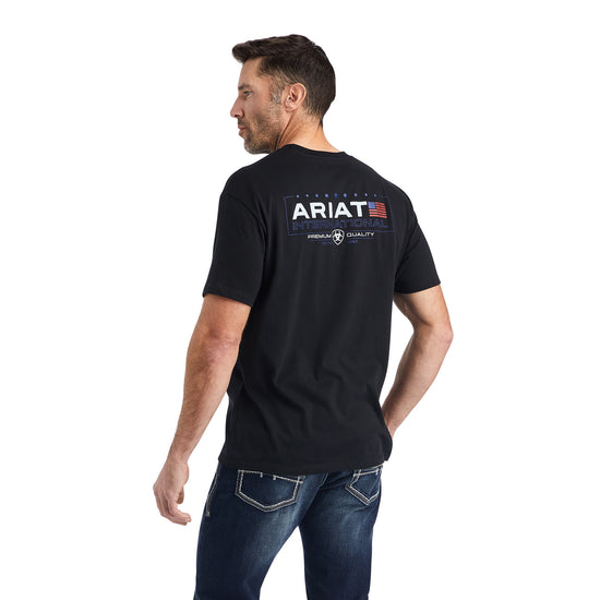 Ariat® Men's Black Horizontal Logo T-Shirt 10042775