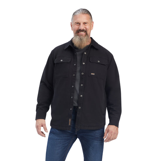 Ariat Men's Rebar Classic Canvas Black Shirt Jacket 10041507