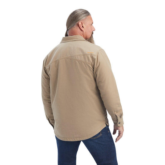 Ariat Men's Rebar Classic Canvas Khaki Shirt Jacket 10041508