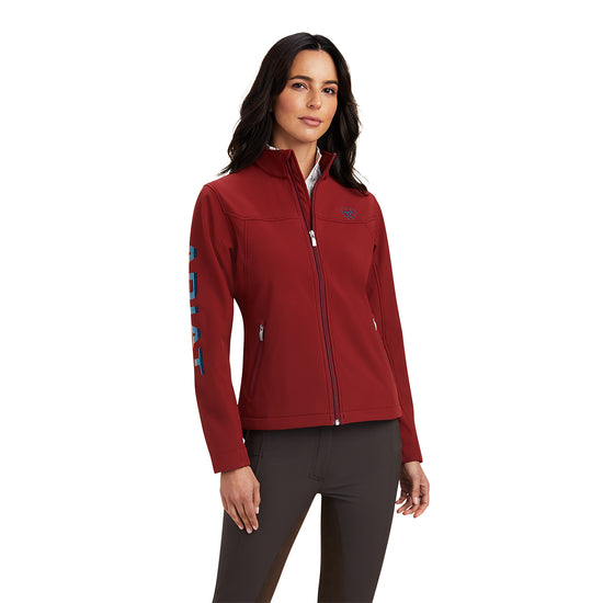 Ariat® Ladies New Team Softshell Red & Serape Jacket 10041280
