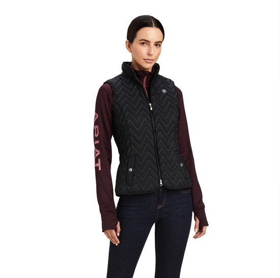 Ariat Ladies Ashley Insulated Black Vest 10041285 Ariat Ladies Ashley Insulated Black Vest 10041285