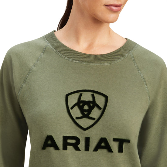 Ariat® Ladies Benicia Four Leaf Clover Sweatshirt 10041316