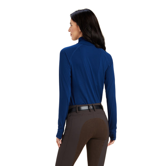 Ariat® Ladies Venture Estate Blue Long Sleeve Baselayer 10041361