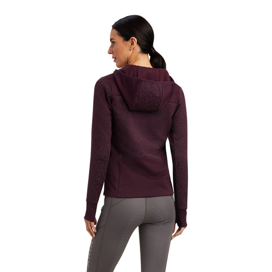 Ariat® Ladies Lumina Full Zip Mulberry Red Sweatshirt 10041388