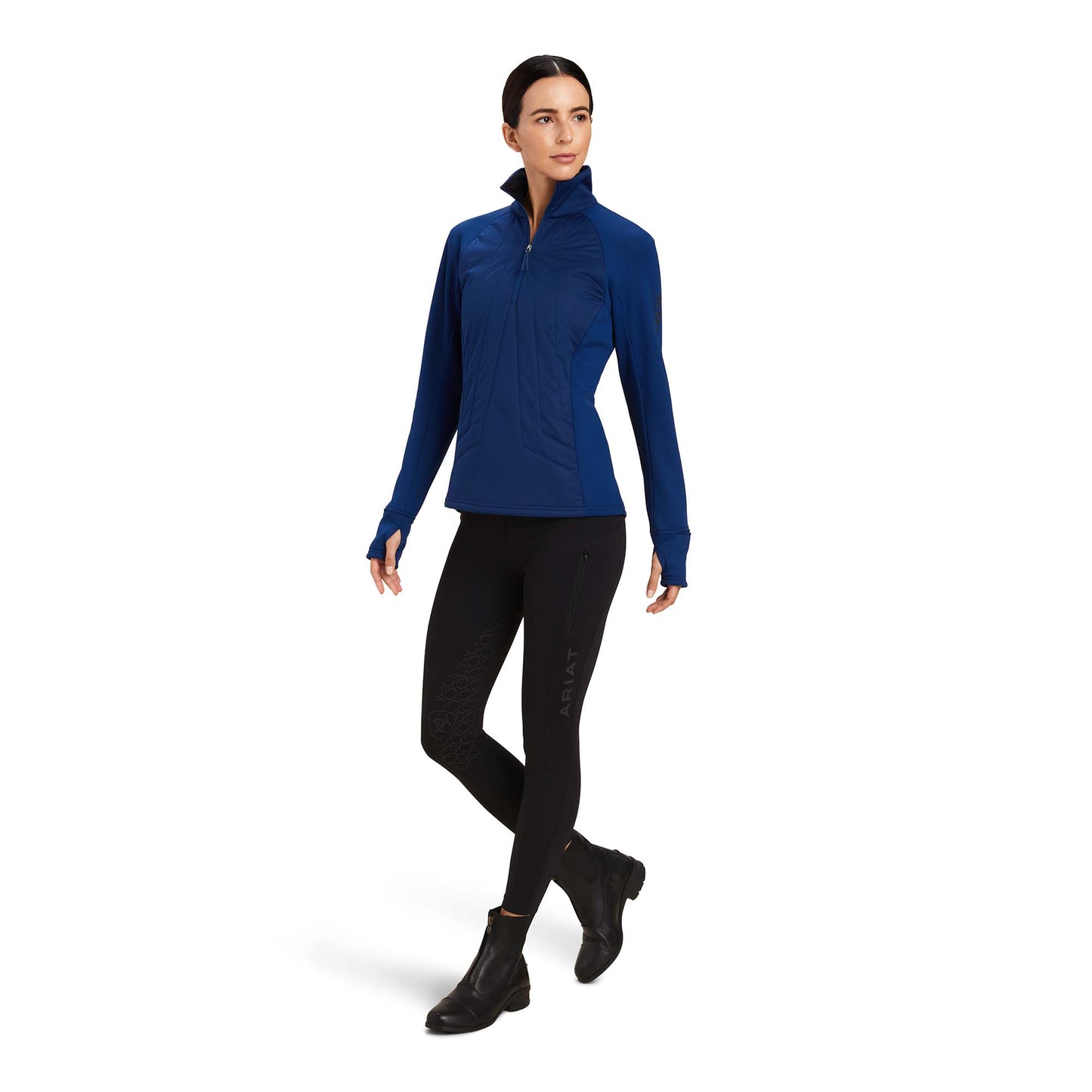 Ariat® Ladies Venture 1/2 Zip Estate Blue Pullover Sweat Shirt 10041396