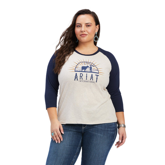 Ariat Ladies R.E.A.L.™ Sunrise Classic Beige T-Shirt 10041292