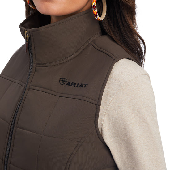 Ariat® Ladies Crius Insulated Banyan Bark Brown Vest 10041584
