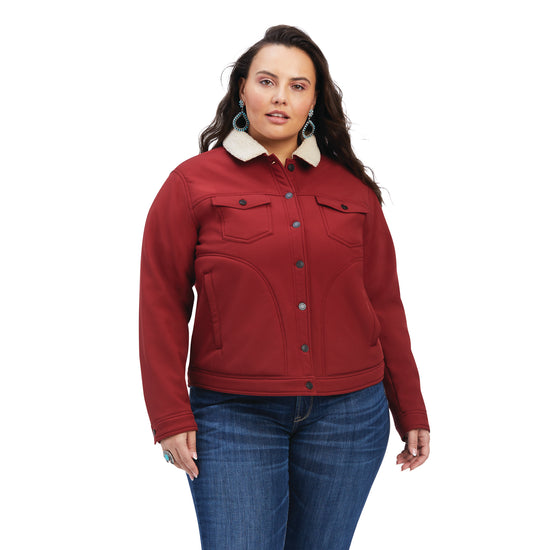 Ariat® Ladies R.E.A.L.™ Trucker Softshell Rouge Red Jacket 10041639