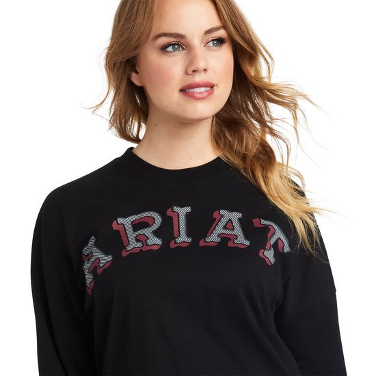 Ariat® Ladies R.E.A.L™ Oversized Black Shirt 10042149