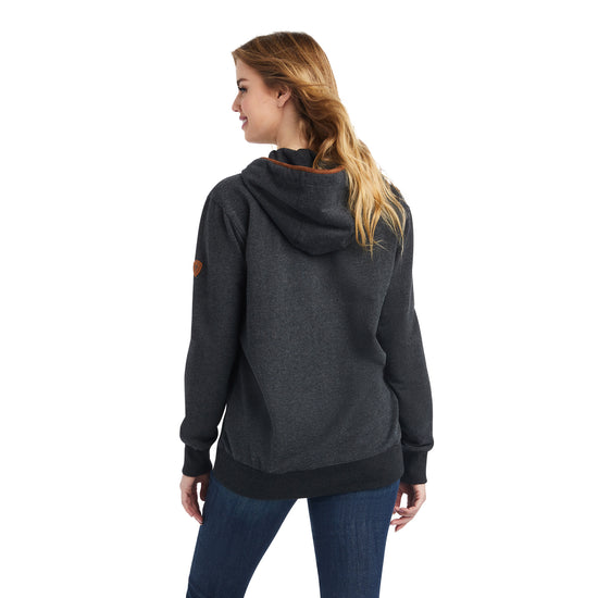 Ariat Ladies R.E.A.L™ Elevated Heather Charcoal Hoodie 10042238