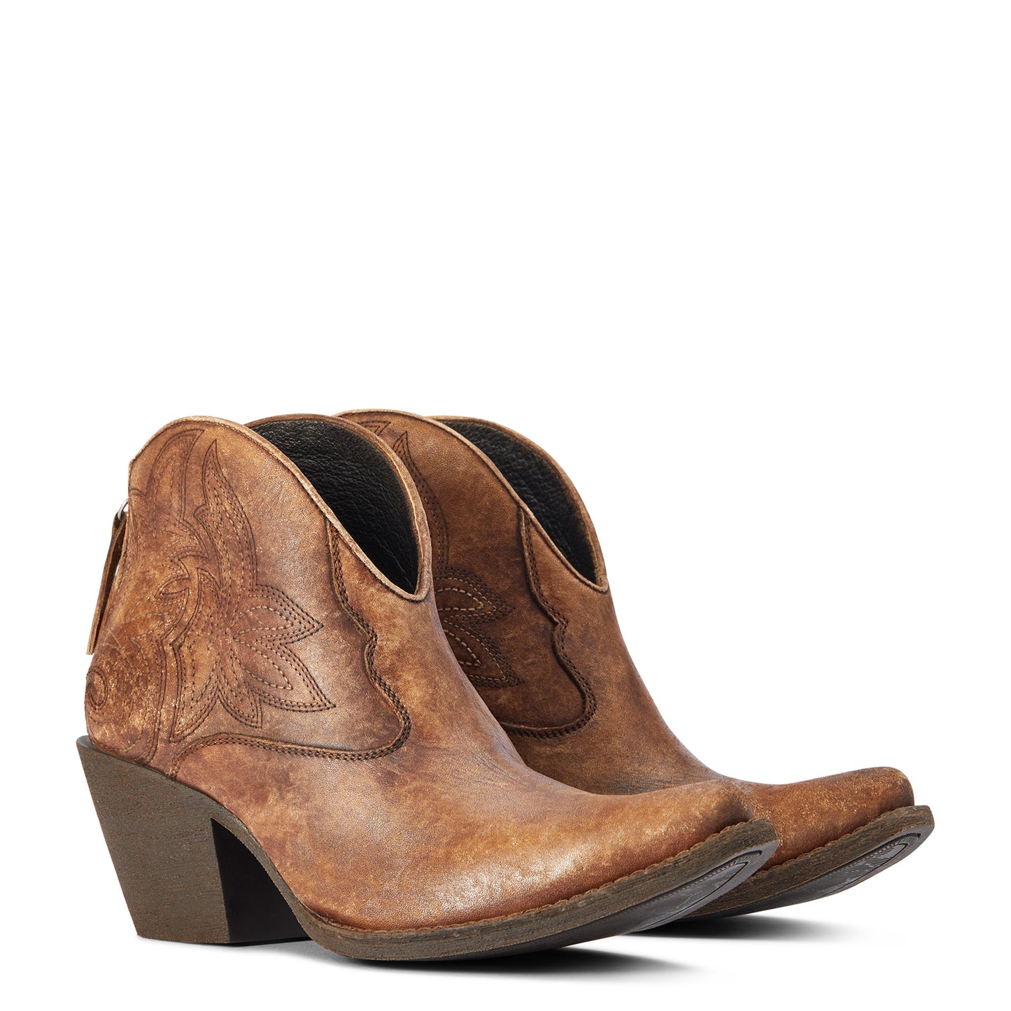 Ariat® Ladies Layla Naturally Distressed Brown Booties 10042587