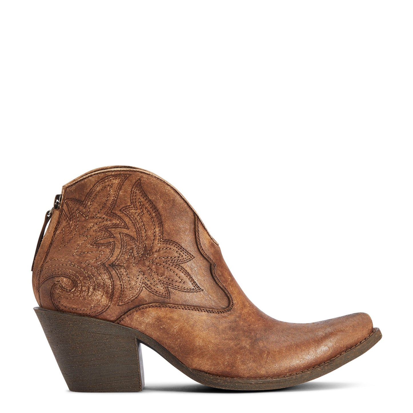 Ariat Ladies Layla Naturally Distressed Brown Booties 10042587