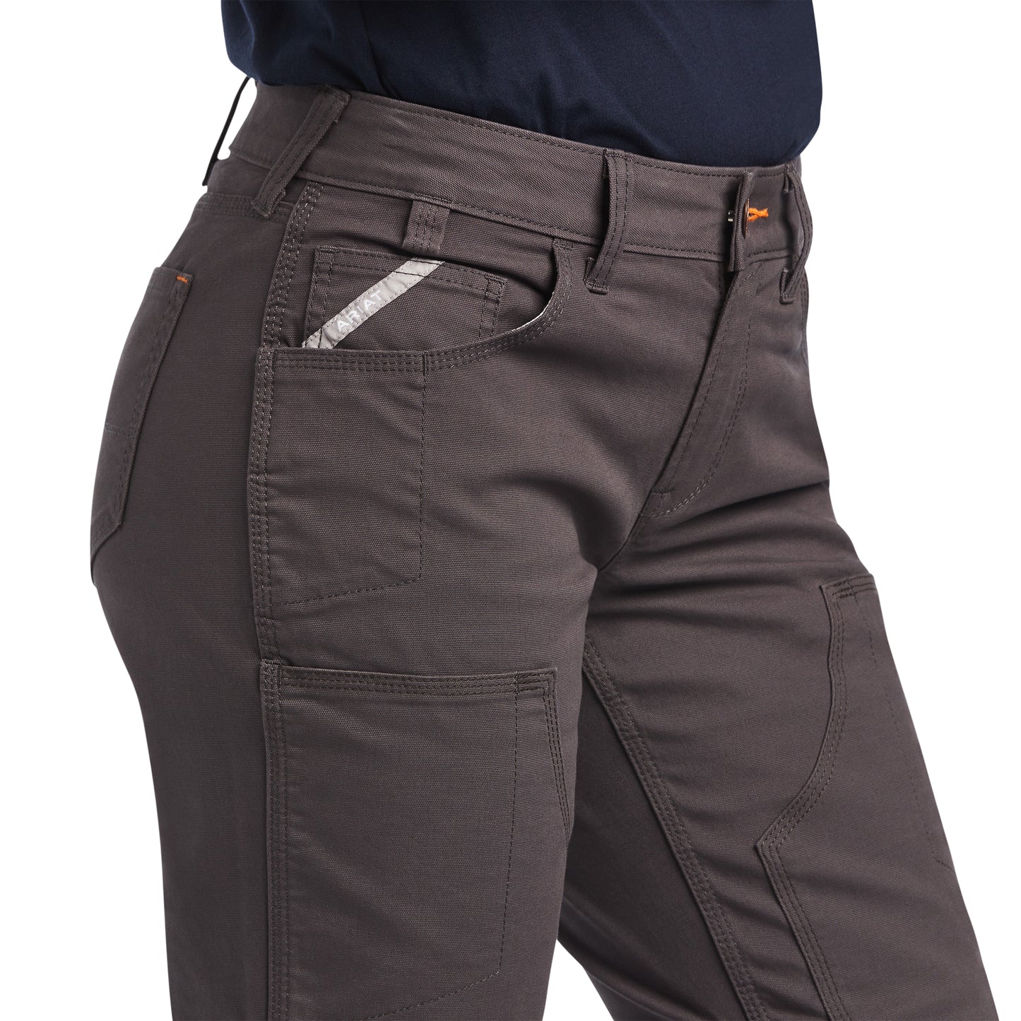 Ariat Ladies Rebar DuraStretch™ Double Front Rebar Grey Pants 10041069