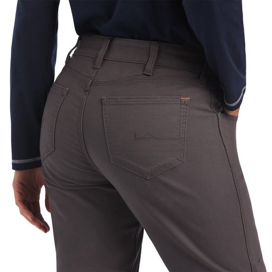 Ariat Ladies Rebar DuraStretch™ Double Front Rebar Grey Pants 10041069