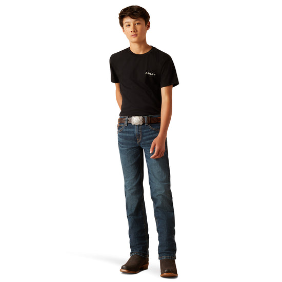 Ariat Youth Boy's B5 Slim Stretch Dustin Chief Straight Denim Jeans 10047310