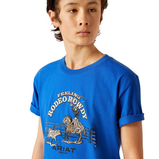 Ariat Youth Boy's Rodeo Toys Royal Blue T-Shirt 10047652