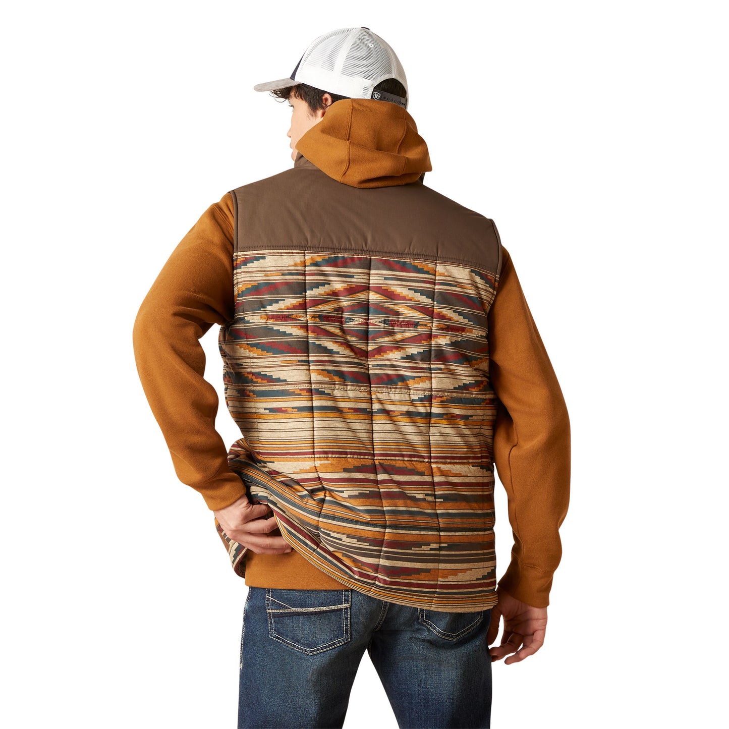 Ariat Men's Chimayo Cruis Aztec Saltillo Brown Vest 10046024