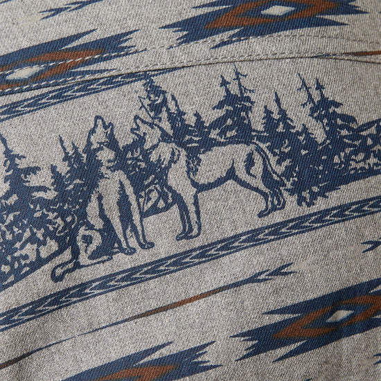 Ariat Men's Harlow Retro Fit Indigo Coast Button Down Shirt 10046297