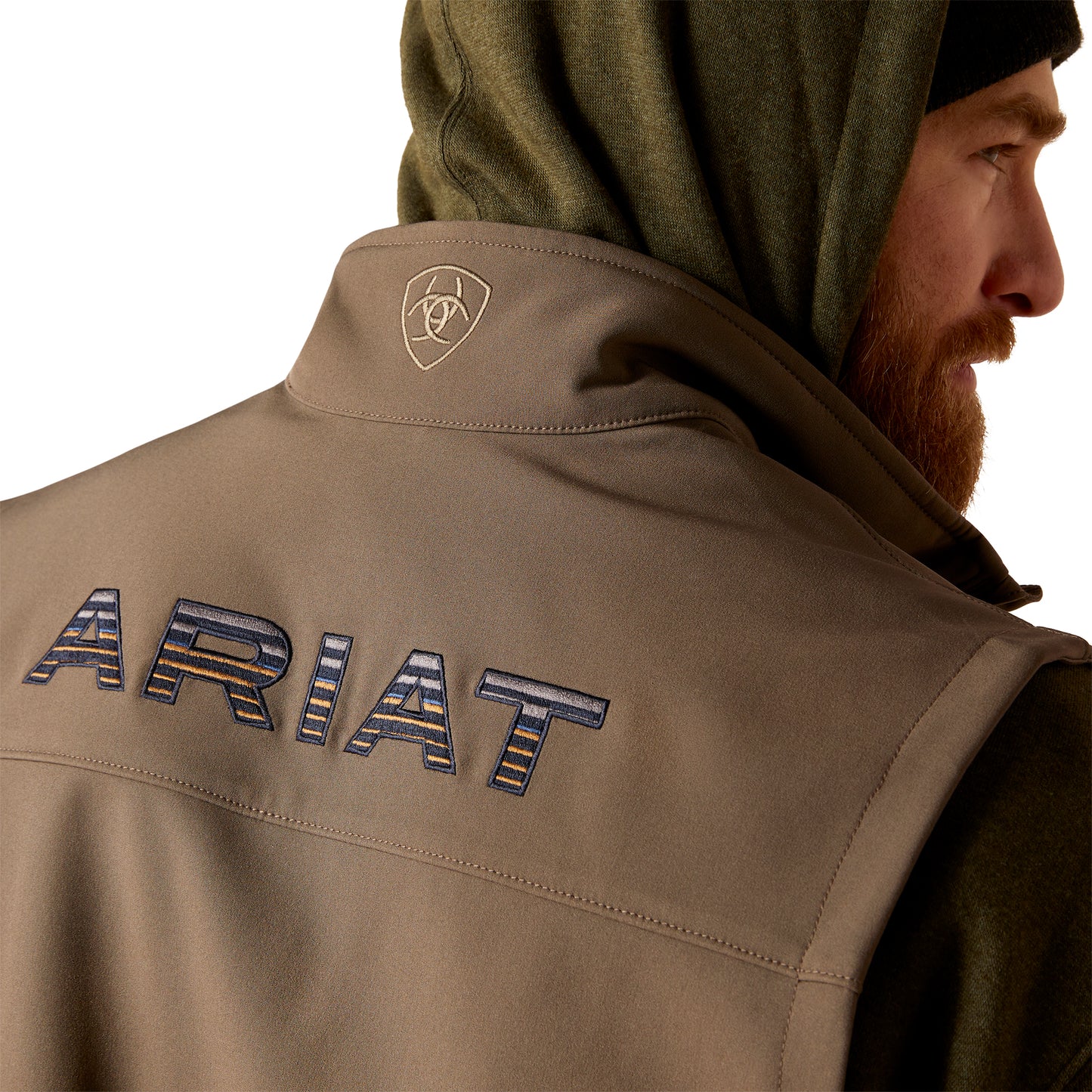 Ariat Men's Logo 2.0 Softshell Banyan Bark Vest 10046614