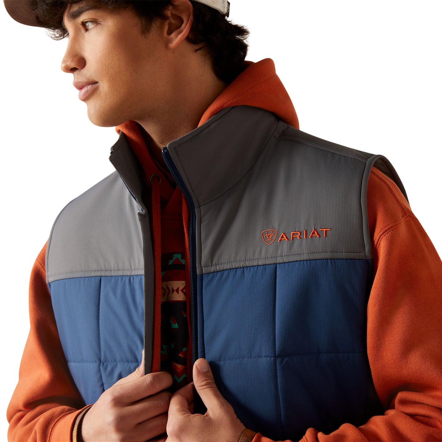 Load image into Gallery viewer, Ariat Men&amp;#39;s Crius Insulated Midsummer Night &amp;amp; Rock Climb Vest 10046732
