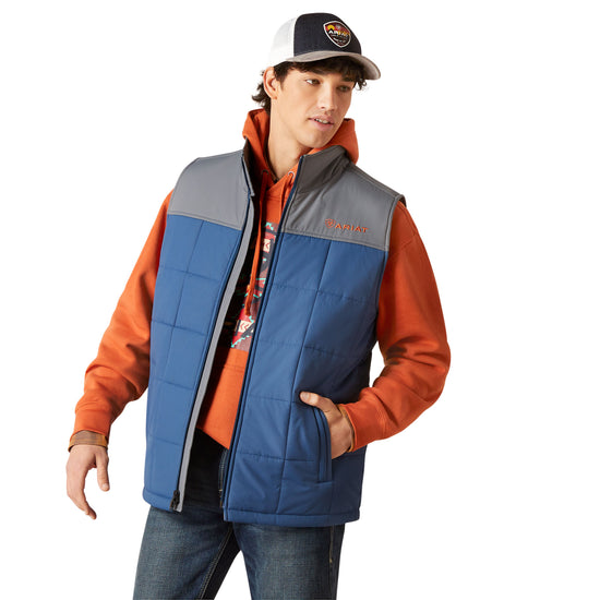 Load image into Gallery viewer, Ariat Men&amp;#39;s Crius Insulated Midsummer Night &amp;amp; Rock Climb Vest 10046732
