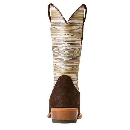 Ariat Men's Futurity Chimayo Chocolate Hippo Print Western Boot 10046932