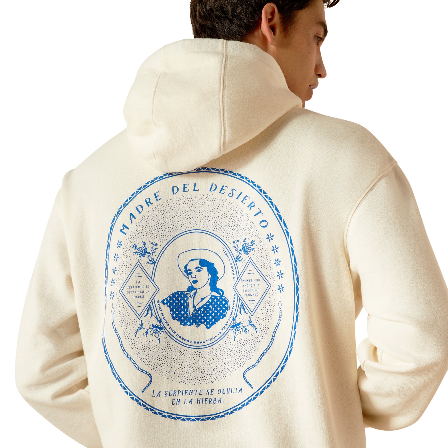 Ariat Men's Sendero Senorita Graphic Off White Pullover Hoodie 10047844