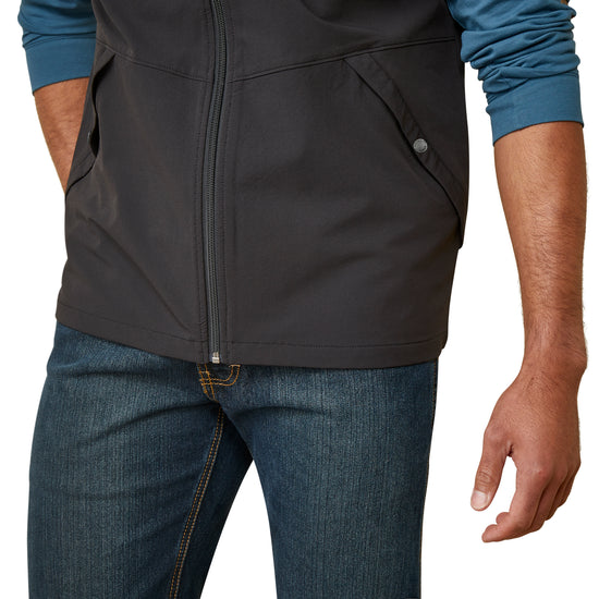 Ariat Men's Rebar Weatherproof Convertible Black Jacket 10046033