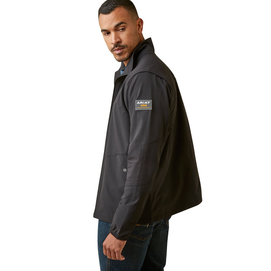Ariat Men's Rebar Weatherproof Convertible Black Jacket 10046033