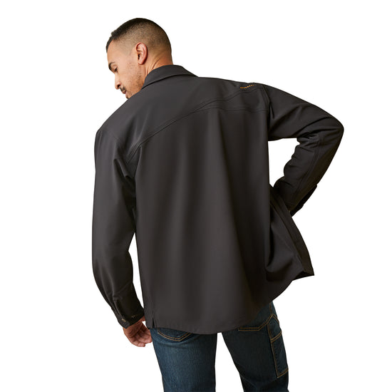 Ariat Men's Rebar DuraStretch Utility Softshell Black Shirt Jacket 10046058