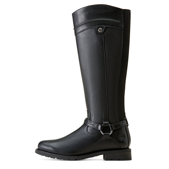 Ariat Ladies Scarlet Waterproof Black English Boots 10047040