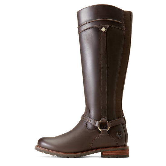 Ariat Ladies Scarlet Waterproof Mocha English Boots 10047041