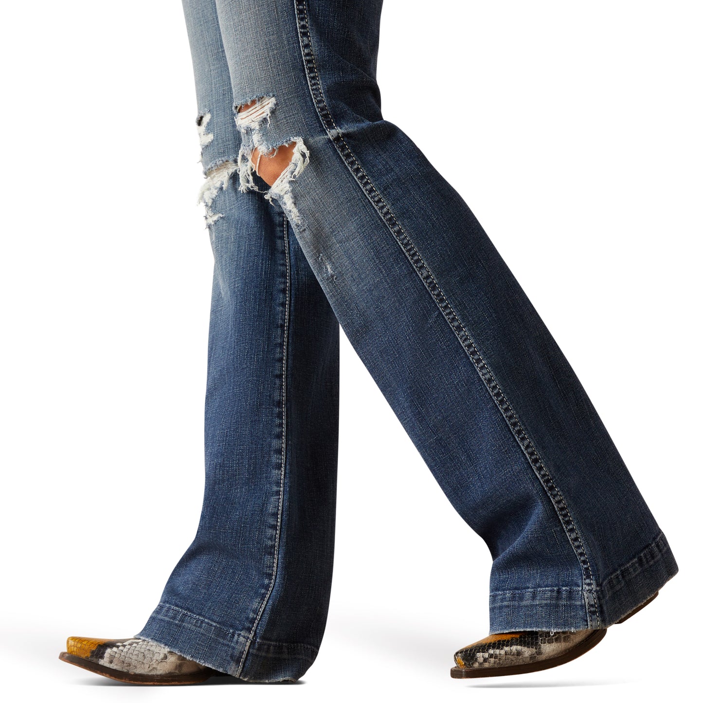 Ariat Ladies High Rise Jamina Washington Denim Trouser Jeans 10045401