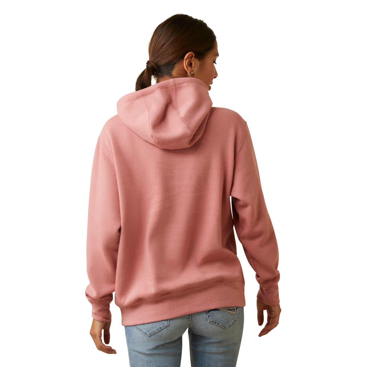 Ariat Ladies R.E.A.L Fading Lines Dusty Rose Hoodie 10046450