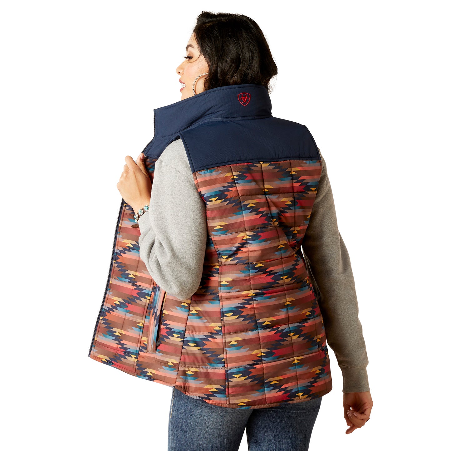 Ariat Ladies R.E.A.L. Crius Concealed Carry Mirage Print Insulated Vest 10046684