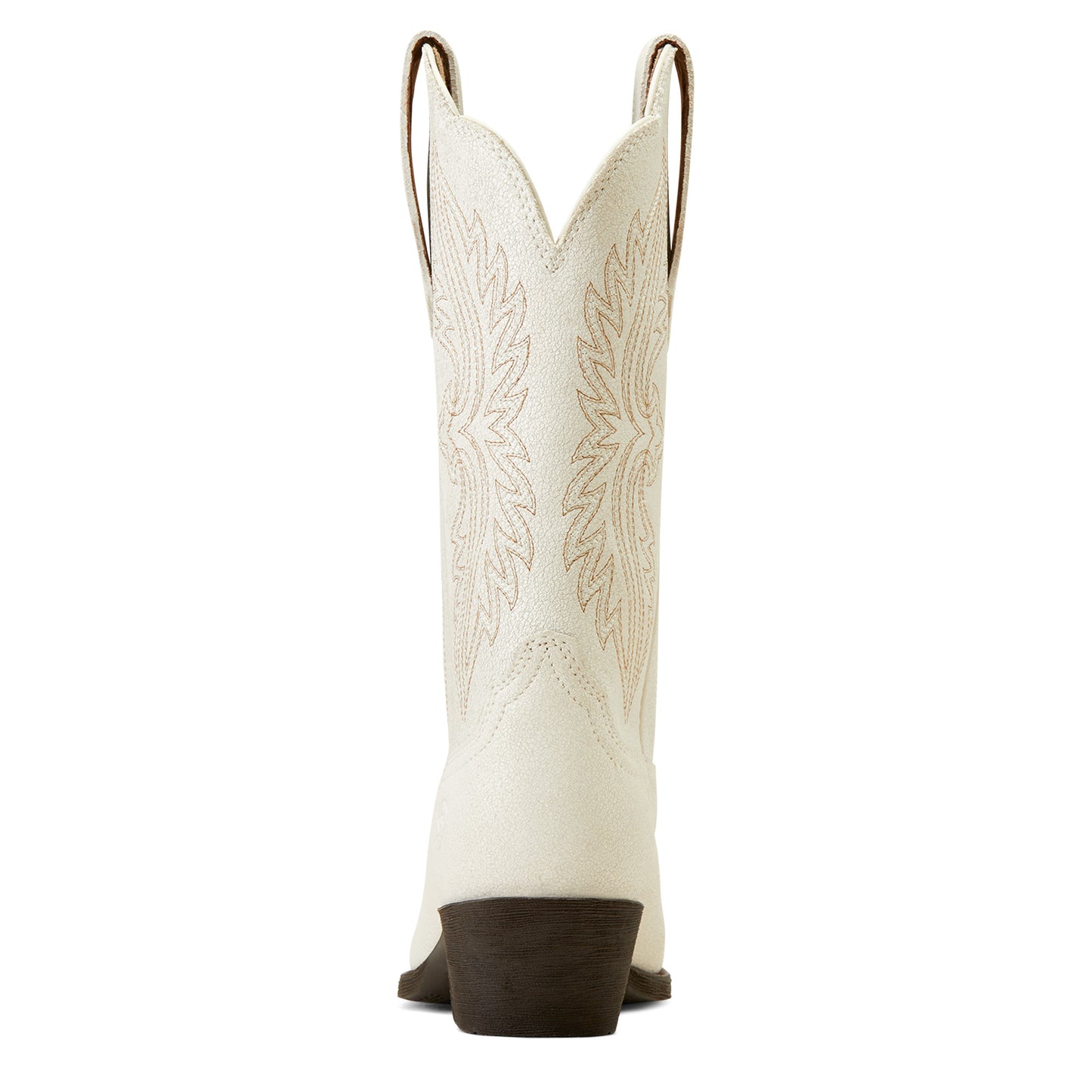 Ariat Ladies Heritage R StretchFit Distressed Ivory Western Boots 10046898