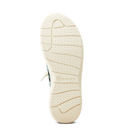 Ariat Ladies Hilo Turquoise Saddle Blanket Slip On Shoes 10047017