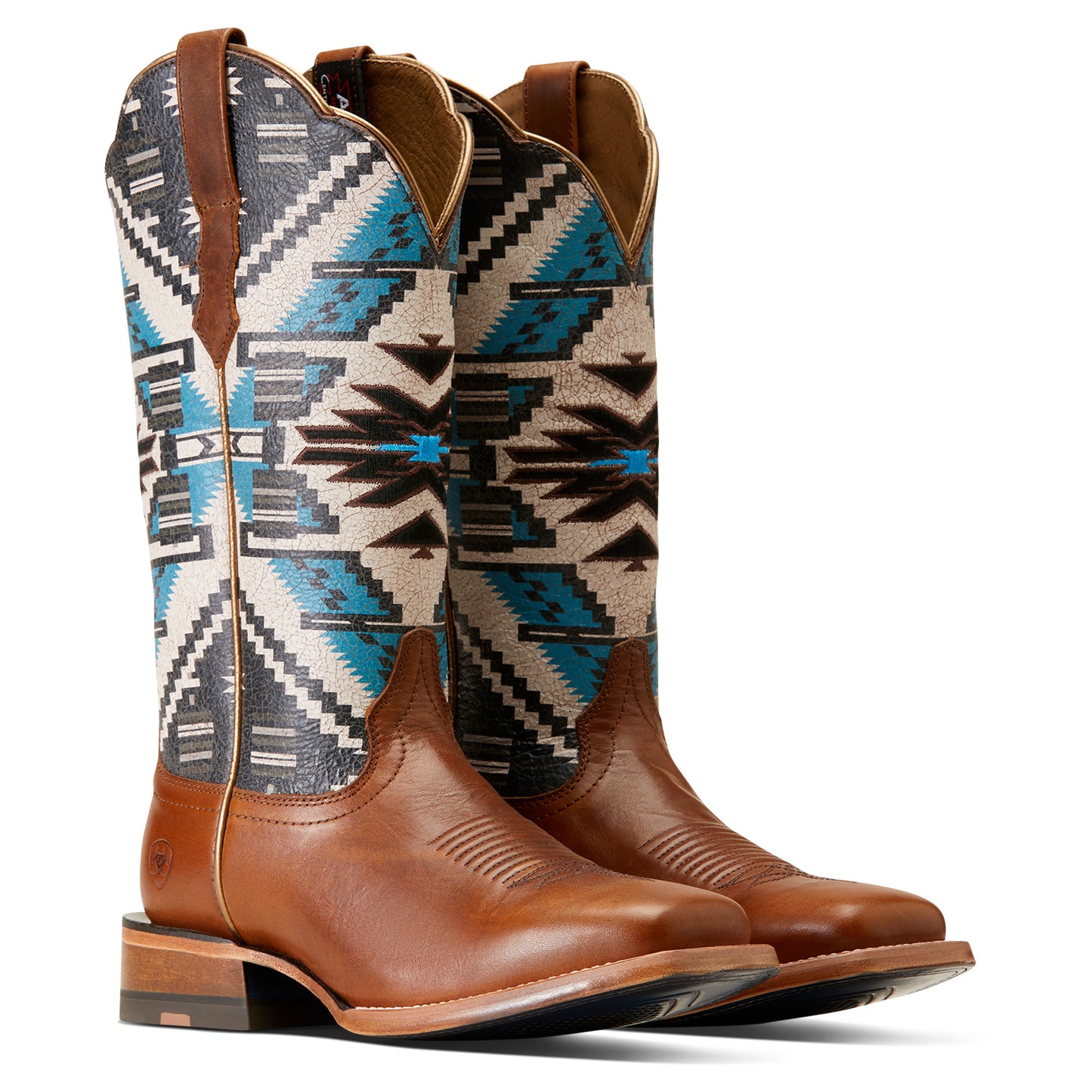 Ariat Ladies Frontier Chimayo Dark Chocolate Square Toe Western Boots 10047050