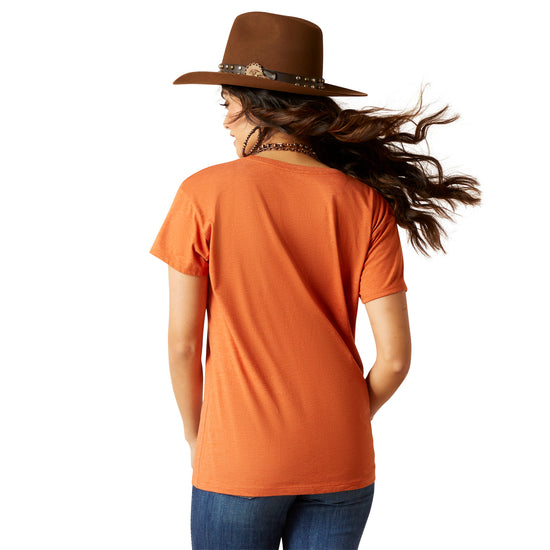 Ariat Ladies Bison Graphic Adobe Heather T-Shirt 10047635