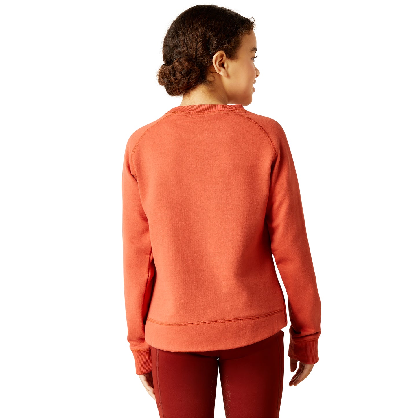 Ariat Youth Girl's Benicia Burnt Orange Sweatshirt 10046333