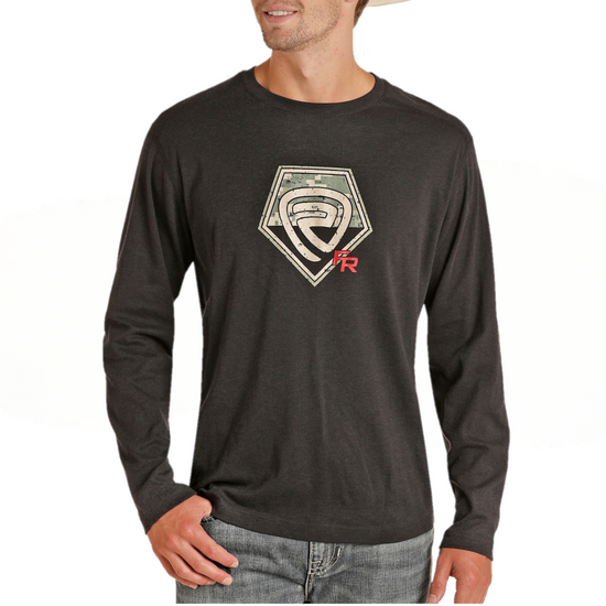 Rock & Roll® Men's Logo Flame Resistant Long Sleeve T-Shirt F8-8119