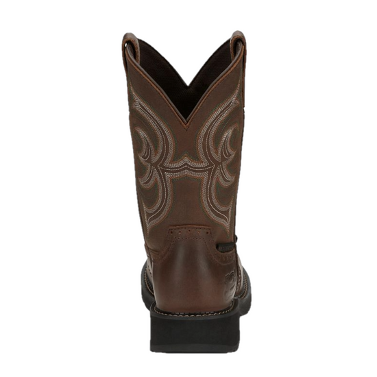 Justin Ladies Wanette Aged Bark Brown Western Boots GY9985