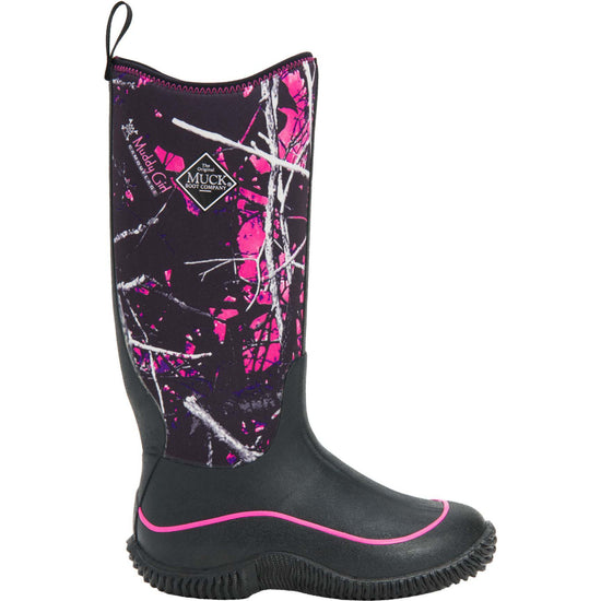 Muck Ladies Hale Black & Muddy Girl Camo Waterproof Boots HAW-MSMG