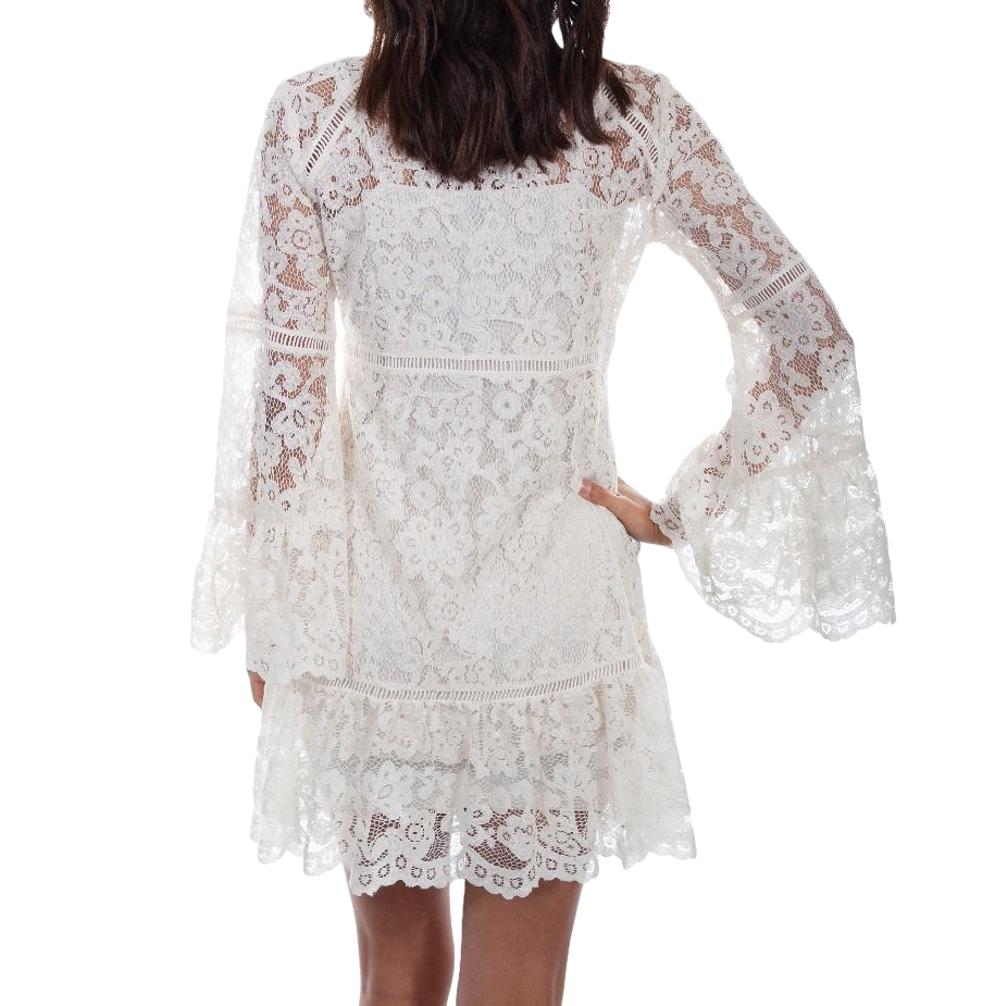 Scully Ladies Two Piece Ivory White Lace Dress HC557-IVO