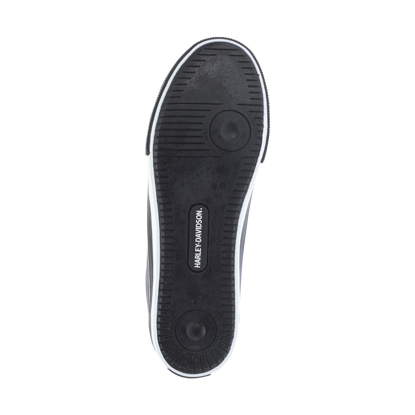 Harley Davidson Men's Baxter Black and White Hi-Top Shoes D93341