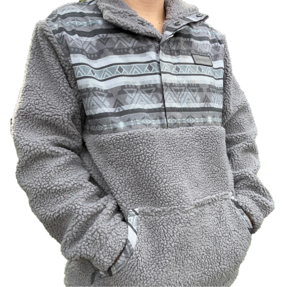 Charcoal 2025 sherpa pullover