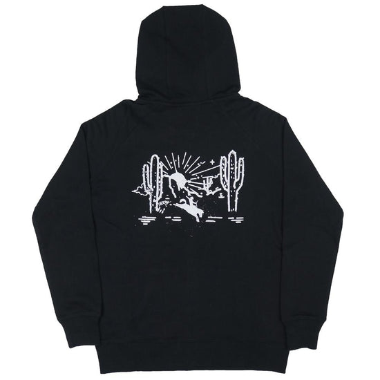 Hooey Ladies Sedona Black Full Zip Hoodie Sweatshirt HH1166BK